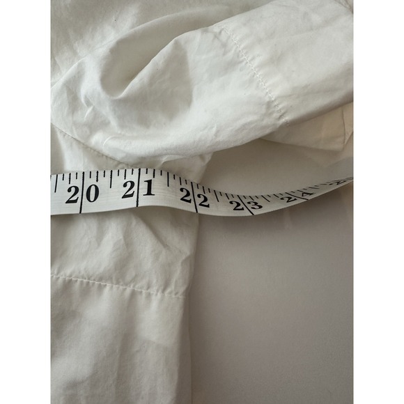 New Maeve Anthropologie Darla Poplin Swing Top Women's Large Short Sleeve Cotton - Picture 9 of 11